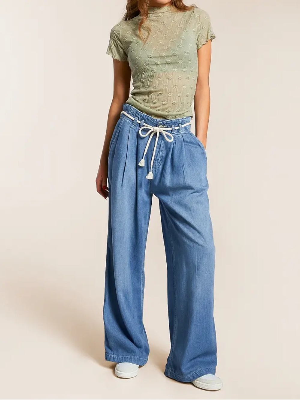 We The Free - Dakota Cinch Waist, Wide Leg Jeans